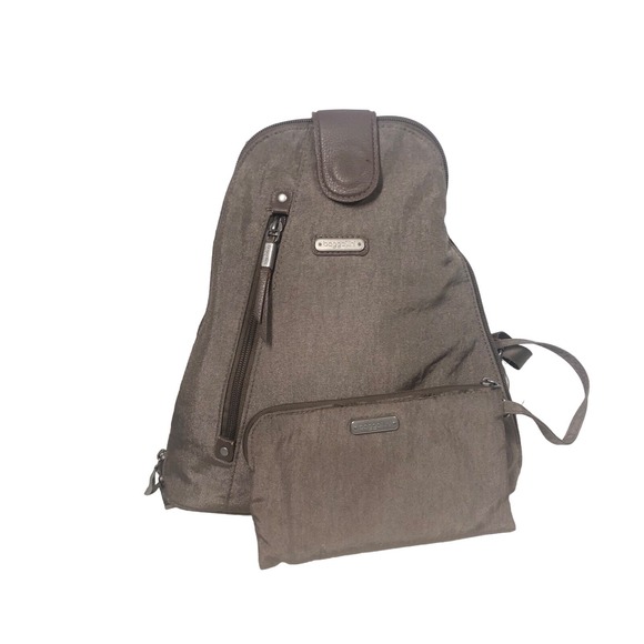 Baggallini Backpack Womens Metro Portobello Shimmer Phone Wristlet Combo Travel - Picture 8 of 10